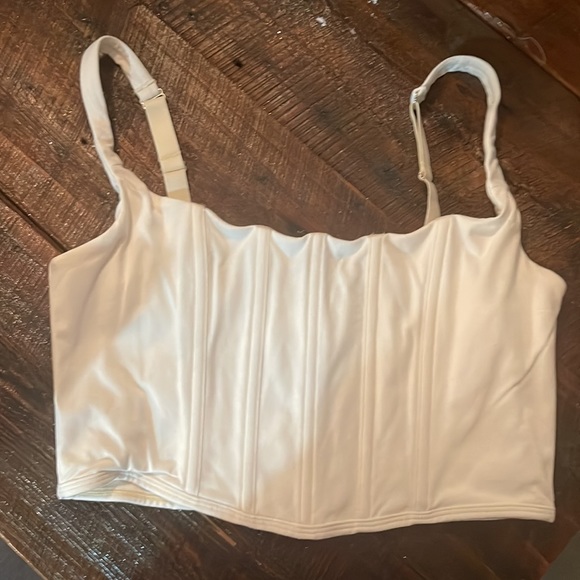 SKIMS NWT Cotton Corset Bra Top - Picture 6 of 9